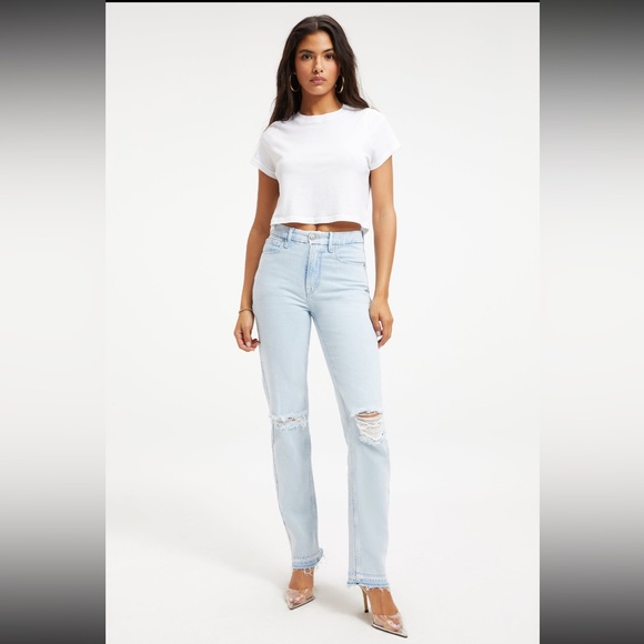 NWT Good American - Good Icon jeans SZ 0/25 - Picture 2 of 5